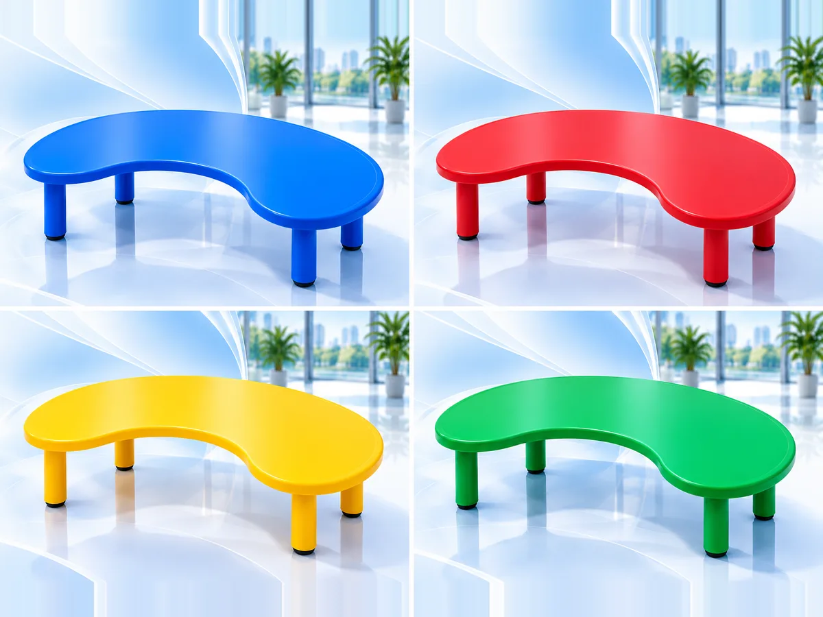 Kidney-shaped kids table — bulk supply in the UAE